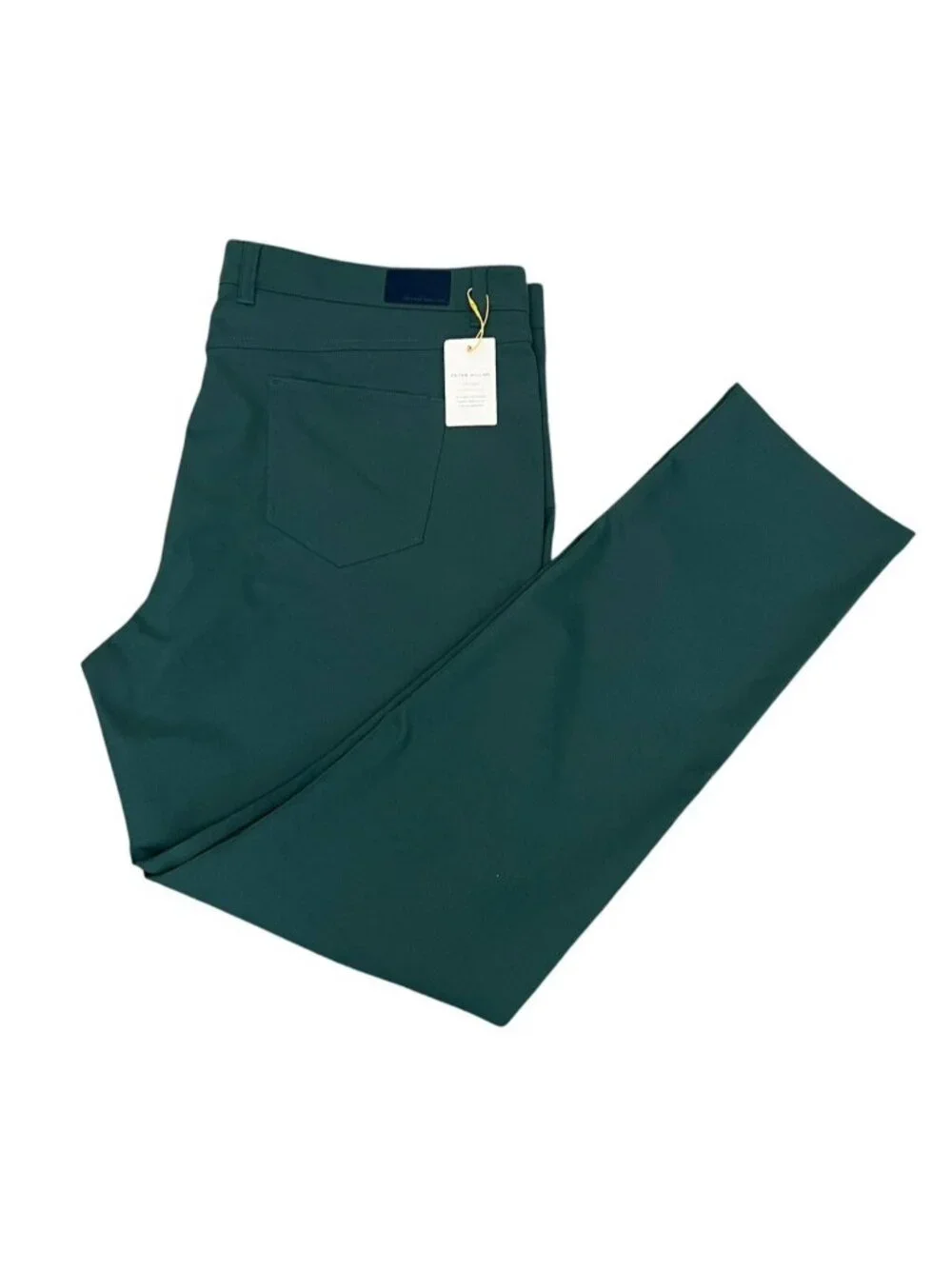 Peter Millar Crown Sport EB66 Performance 5 Pocket Green Men's 44 x 34 NWT